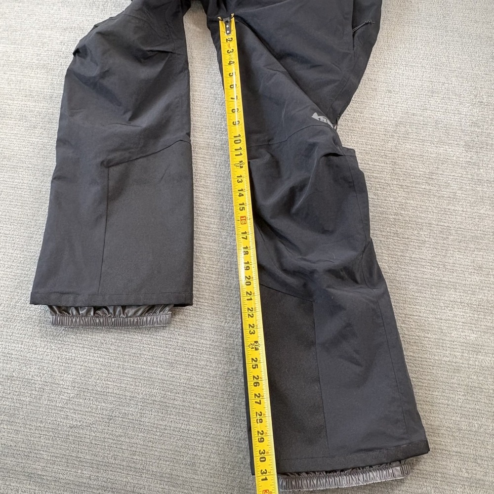 REI Co-Op Peak 2L Snow Bib Overalls Mens Medium Black Sking Snow Boarding - Picture 11 of 13